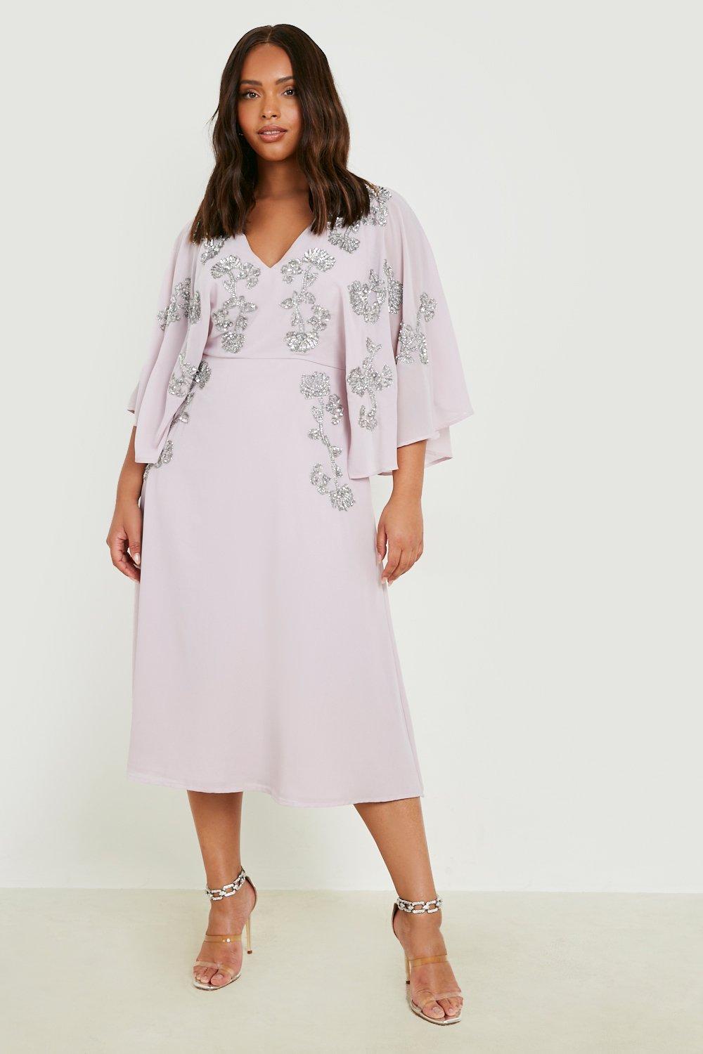 Grande taille Robe patineuse a ornements boohoo FR